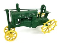 Vintage Cast Iron John Deere Tractor
