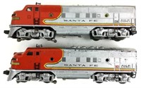 (2) Lionel Santa Fe Locomotives 2343 & 2353