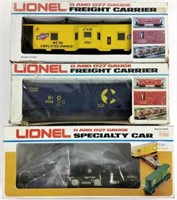 (3) Lionel Train Cars W/ Original Boxes