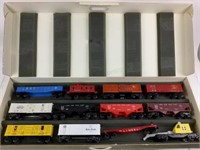 (12) Lionel Train Cars W/ Storage Box