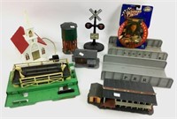 Assorted Train Accessories & Town Structures