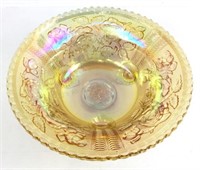 C. 1920 Vintage Imperial Carnival Glass Bowl