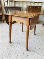 Vintage Maple Drop-leaf Side Table