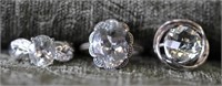 3 pcs. Sterling Silver Rings