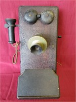 Antique Western Electric Crank Wall Telephone