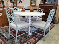 Shabby Chic Breakfast Nook Table & Chairs
