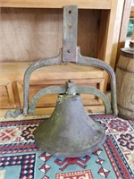 Antique Cast Iron School or Church Bell