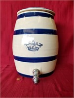 Antique Crown #2 Stoneware Water Cooler