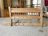 Antique Rope Bed w/ Rails & Ropes