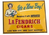 TOC LaFrendrick Cigars Its a New Boy Sign