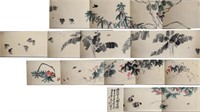 Qi Baishi 1864-1957 Chinese Watercolour on Scroll