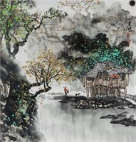 Huang Yunhong b.1974 Chinese Watercolour on Paper