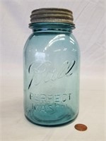 Vintage #13 Ball Blue-glass Canning Jar
