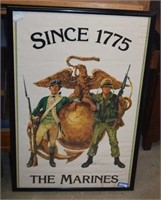 Marines "Since 1775" Framed Poster
