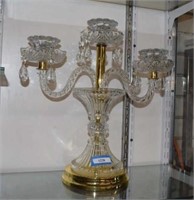 Crystal & Brass Candelabra