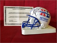 Autographed Super Bowl 40 Mini Helmet