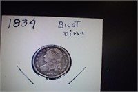 1834 Bust Dime