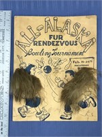 Unique advertising booklet titled "All Alaska Fur