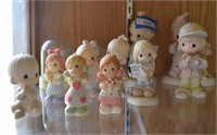 Eight Precious Moments Figurines & Snow Globes