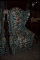 Upholstered Wingback Bedroom Chair