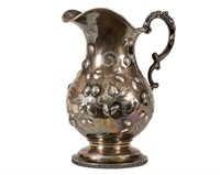Transitional Sterling Repousse Pitcher