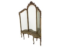 French Three Section Dressing Mirror