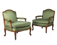 Pair French Style Arm Chairs