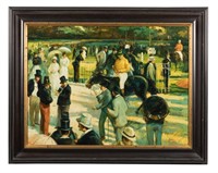 Horse Racing - Oil - Signed Limon
