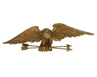 Carved Gold Leaf Eagle