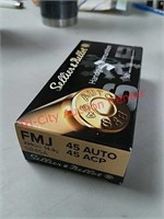 50 rounds Sellier & Bellot 45 ACP ammo ammunition