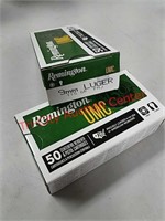 100 rounds Remington UMC 9 mm ammo ammunition