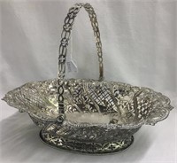 William Plummer Sterling Silver Basket, Ca. 1753