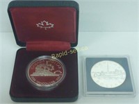Pair of Uncirculated Silver Commemorative Dollar