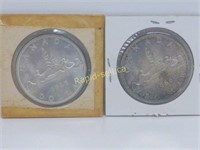 Pair of Canadian Silver Dollars