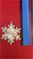 Gorham Sterling 1973 Snowflake Ornament