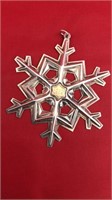 1989 Sterling gold filled snowflake