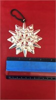 Gorham sterling 2004 snowflake ornament