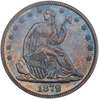 50C 1879 PCGS PR65 CAC