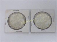 Another Pair of 1966 Silver Dollar Coins