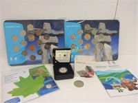 Vancouver 2010 Sterling, Silver Dollar & Coin Sets