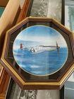 P51 artwork - Ross Tylor, framed plate