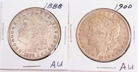 Coin 2 Morgan Silver Dollars 1888-P & 1900-P