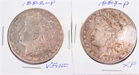 Coin 1882-P & 1883-P Morgan Silver Dollars