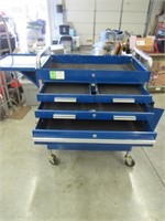 Rolling Shop Cart With Drawers