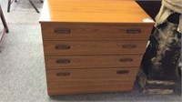 MID CENTURY FOUR DRAWER CHEST