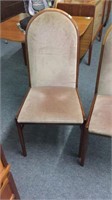 MID CENTURY HIGH BACK DINING CHAIRS (6X)