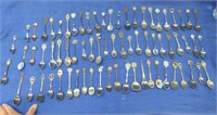 71 small collector spoons