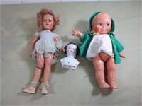 Vintage Composite Dolls - A Cu Pee + Others