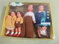 Vintage Rubber Doll Family - Made by Ari in