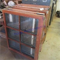 15-  6 pane windows